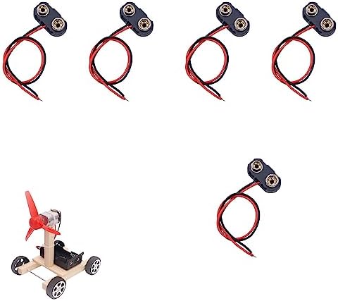 Buy T Type 9V Battery Clips Connector Buckle With Alligator Clips - View #2