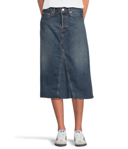 Levi's Women's Hr A-line Deconstructed Midi Skirt