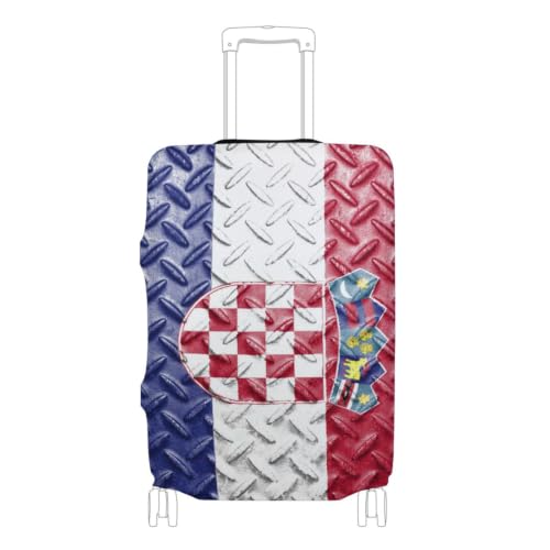 Housse de bagage drapeau de la Croatie élastique taille M 22-24 pouces