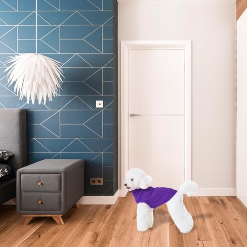 Image of BINGPET Dog Sweater for Small Dogs, Turtleneck Knitted Clothes