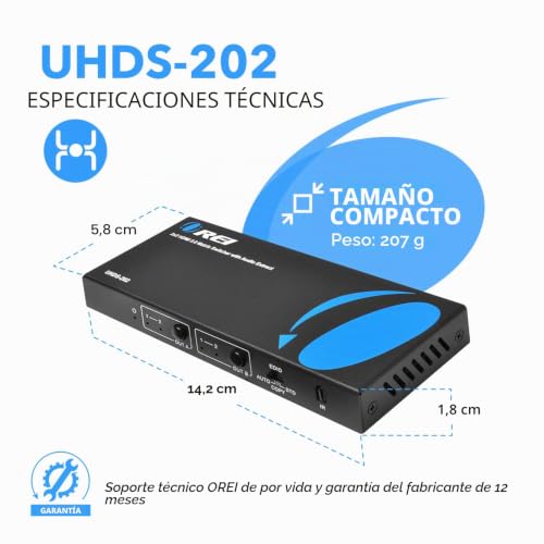 Matrix HDMI Switch 2x2 para Evitar Cambiar Cables entre TV y Proyector 5