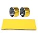 HiwowSport Gold Reflective Adhesive Backed Heat Barrier Reflect Sheet 20'' X 20'' Plus 2pcs 2''x15feets Gold Tape
