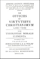 De Officiis Et Virtutibus Christianorum Libri Tres: Sive Theologiae Moralis Elementa. Praemissa Est Praefatio L. B. De Wolff. (Christian Wolff, ... Und Dokumente, 122) 348713828X Book Cover