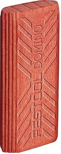 Festool 494870 Domino Tenon, Sipo Mahogany For Outdoor Use, 6 x 20 x 40mm, 190-Pack