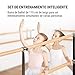 Klarfit Barre - Barra de Ballet Doble, 2 x 38 mm de...