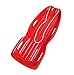 Slippery Racer Downhill Xtreme Flexible Adults and Kids Plastic Toboggan Snow Sled for Up to 2 Riders with Pull Rope and Handles, Red