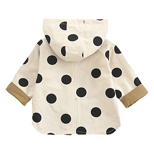 Mud Kingdom Cute Baby Girls Hooded Jacket Reversible Full Zipper Outerwear Khaki 12-18 Months #TOP1