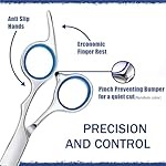 Hair Cutting Scissors Kit,27PCS Professional Stainless-Steel Sharp Barber Professional Hairdressing Shears Set with 6.5 Inch Cutting Scissors,Thinning Shears for Man Woman Adults Kids Home Salon - Image 4