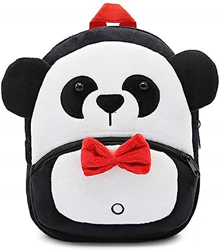 Image of blue tree Cute Boy's and Girl's Plush Bag Medium Quality Full Embroidery Designs Mini Travel Backpack Mango (Mango-Nw Black panda)