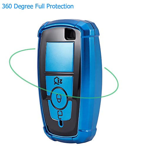 Funda para llave inteligente de coche Ford Edge de 3 botones en TPU 7