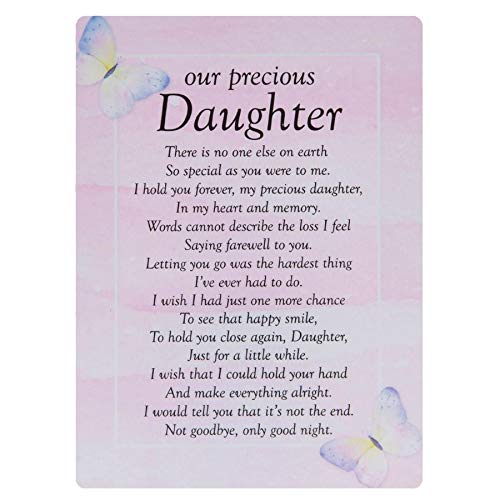 Daughter Christmas Memorial Grave Card - Eco & Guaranteed - View #2