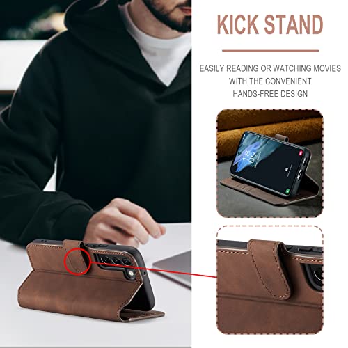 Coque Samsung A72 5G étui cuir rétro mat de qualité supérieure