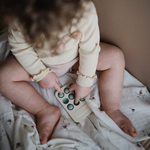 mushie Phone Press Toy Tradewinds für Kinder & Babys | Sensorisches Spielzeug | Konzentration & Aufmerksamkeit | Sichere & Hochwertige für Kleinkinder Kinder Jungs & Mädchen | Tradewinds