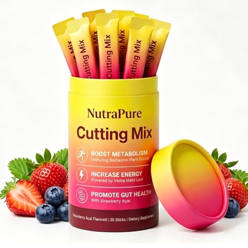 NutraPure Cutting Mix Strawberry Aa Sugar-Free 30 Sticks