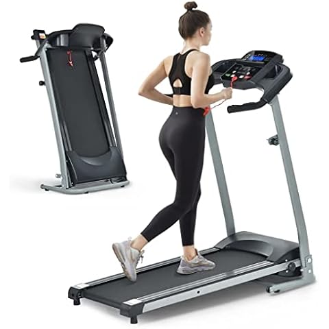 Home Foldable Treadmill with Incline, Folding Treadmill for Home Workout, Electric Walking Treadmill Machine 15 Preset or Adjustable Programs 250 LB Capacity MP3 (Black) Cover