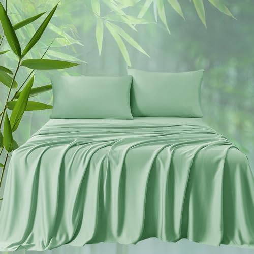 100% Viscose Derived from Bamboo Sheets for Hot Sleepers, 400 Thread Count, 16