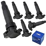 KSU Ignition Coil Pack of 6 Compatible with Hyundai Azera Entourage Genesis Santa Fe Sonata Veracruz...