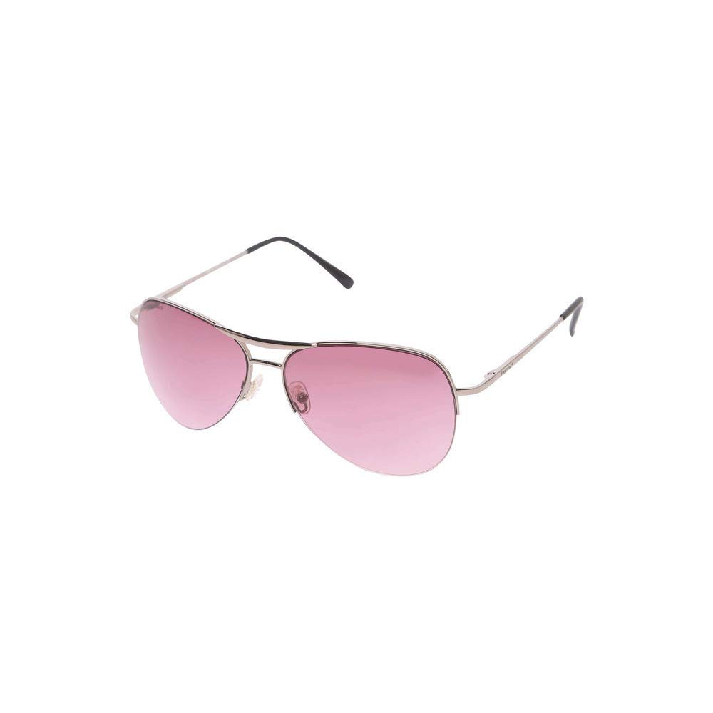 Women's Gradient Purple Lens Pilot Sunglasses