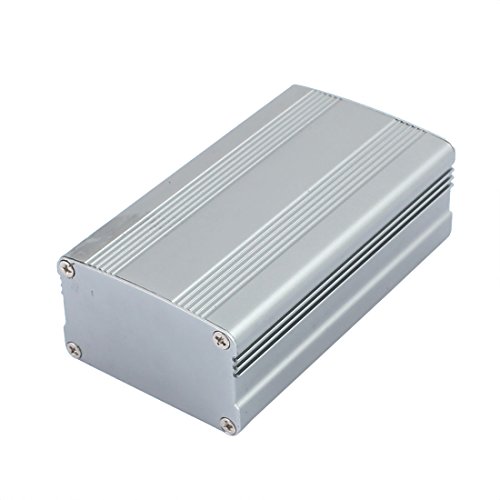 Aexit 112 x Microscope Accessories 63 x 38mm Multi-Purpose Electronic Extruded Aluminum Enclosure Box Slide Cover Slips Silver Tone