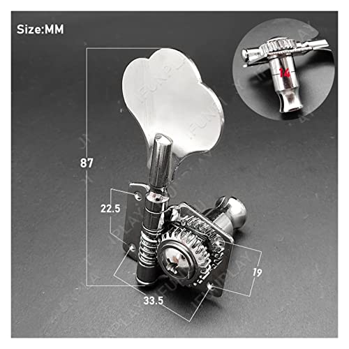 Accordeur De Basse Électrique Peg Black Guitar Open Gear Tuning Pegs Mécaniques pour Le Remplacement des Basses Guitare… - Les Beatles, Paul McCartney, John Lennon, RIngo Starr, George Harrison Accordeur De Basse Électrique Peg Black Guitar Open Gear Tuning Pegs Mécaniques pour Le Remplacement des Basses Guitare… – Image 7