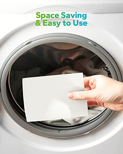 Ecoegret Laundry Detergent Sheets (100 Loads) 50 Sheets, Laundry Sheets Detergent Eco Friendly, No Plastic Jug Laundry Soap Sheets, Liquidless Technology Washer Sheets Detergent (Fresh Linen Scent) #TOP2