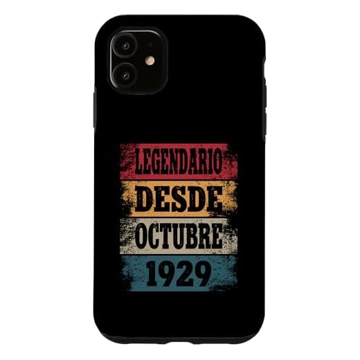 Carcasa para iPhone 11 Legendario Desde Octubre 1929 - Cumpleaños 95 Años