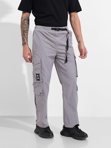 Image of The Indian Garage Co Men Relaxed Fit Mid-Rise Cargos