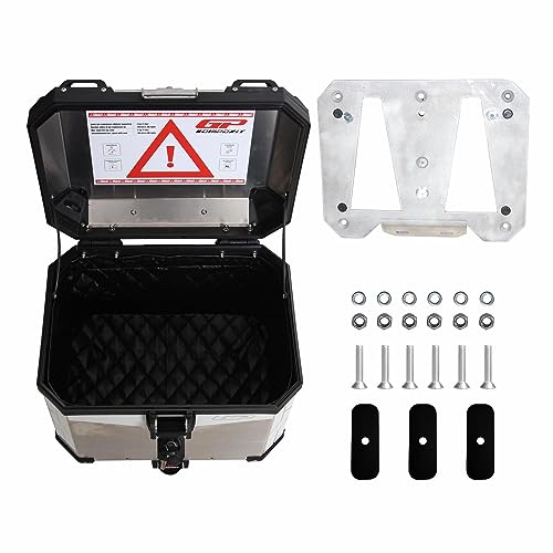 Coffre de moto rigide en aluminium de qualité supérieure - 7