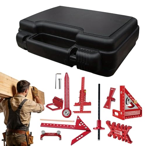 Outils de mesure de menuiserie carré pour aménager son garage et créer des meubles