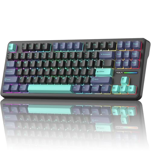 Aula F87 Pro Wireless Mechanical Keyboard, Tri-Mode...