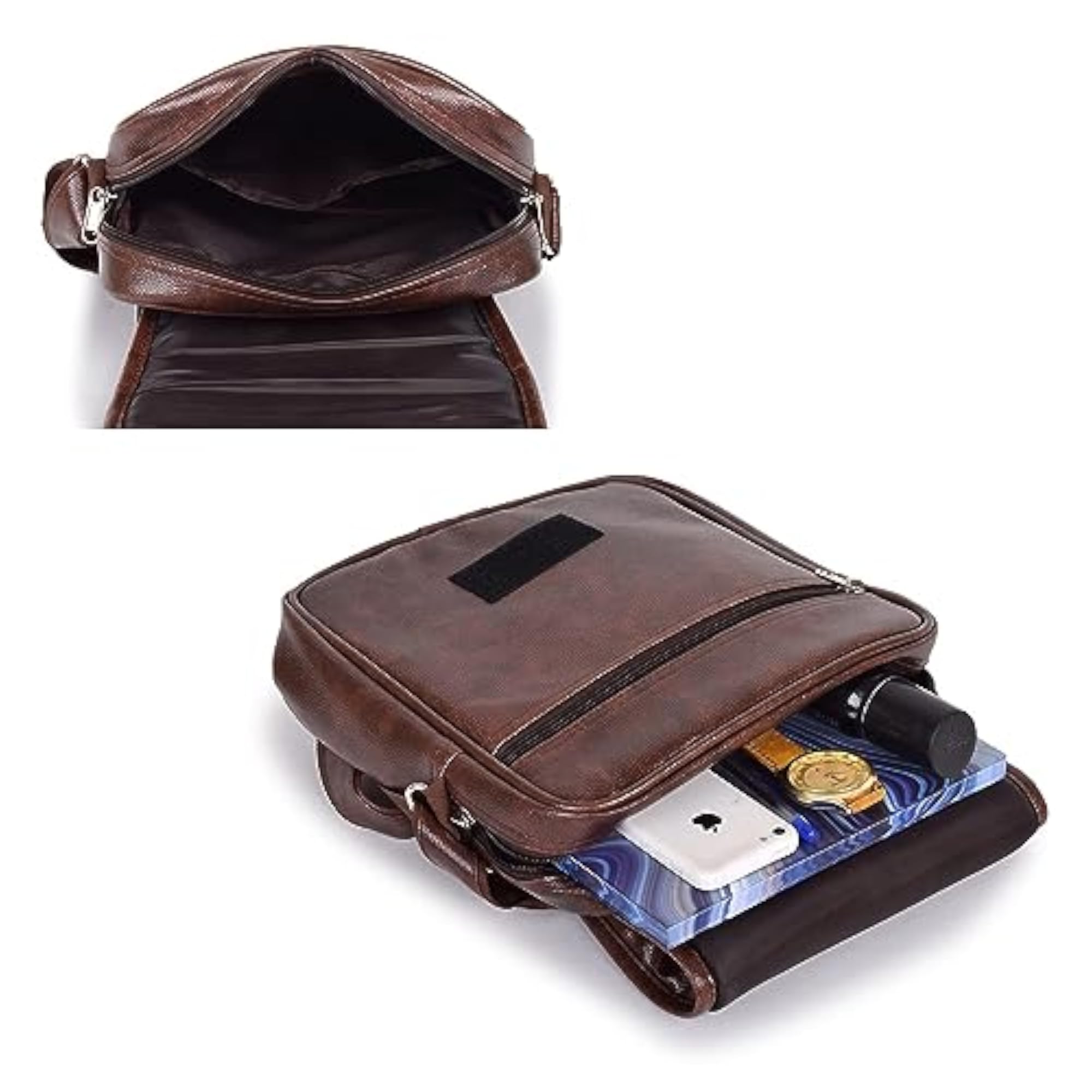 Pack of 2 Water Bottle with Unique Side Bag for Men & Women