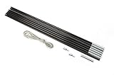 Juego de barra de repuesto Bo-Camp Garden Palo para Tiendas Flexible, 11 mm