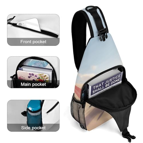 Bolso bandolera deportivo de 38x20 cm para senderismo miniatura 4
