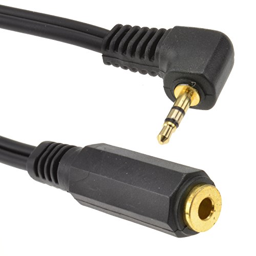 Kenable Cavo Adattatore Audio Da Jack Stereo Ad Angolo Retto Da 2,5 Mm A Presa Jack Da 3,5 Mm, Oro - Foto 12