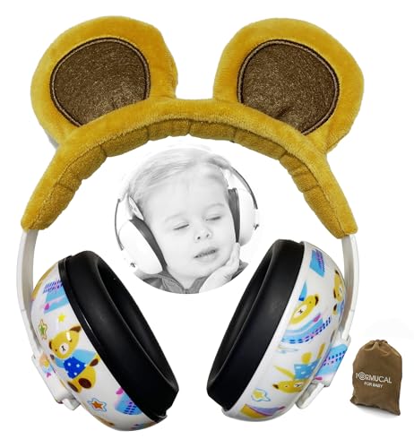 PORMUCAL Baby Ear Protection Ear muffs For 3 Months To 2+ Years Noise Reduction Hearing protection...