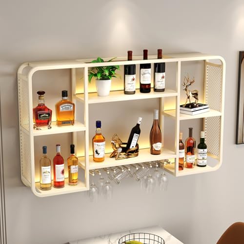 Rangement pratique pour cuisine étagère à vin blanche 120 cm
