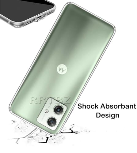 Image of Soft Silicone TPU Back Cover Compatible with Motorola G64 5G / Motorola G54 5G, Transparent
