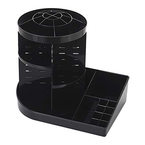 Organiseur maquillage grande capacité noir pour rangement cosmétique chambre