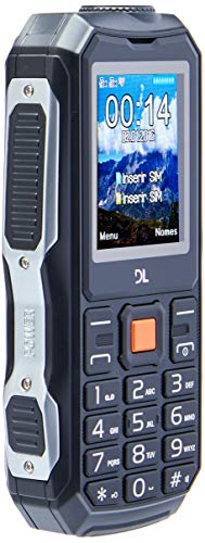 Celular Dual Chip com Função Power Bank, DL, 32MB, 2.0