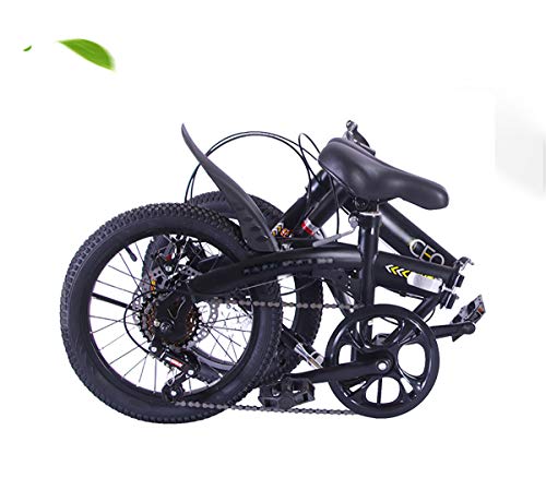 Vouwfiets, opvouwbare stad Compacte fiets Urban Commuter + Heren Dames Opvouwbare fiets, 16-inch variabele fiets voor… - Afbeelding 5