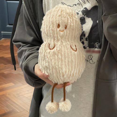 Zcpace LYY2406172 Cute Peanut Plush - 8'' Peanut Food Stuffed Animal, Soft Stuffed Smiley Peanut With Legs Plush Toy thumb #3