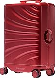 Cowarobot Auto-follow Smart Luggage 20' Carry-on Suitcase with USB Charging Ports (Red) No Wristband