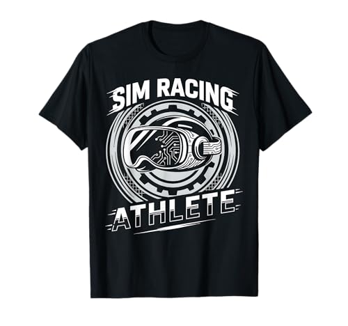Sim Racing Atleta Simracer VR Headset eRacing Gaming Camiseta