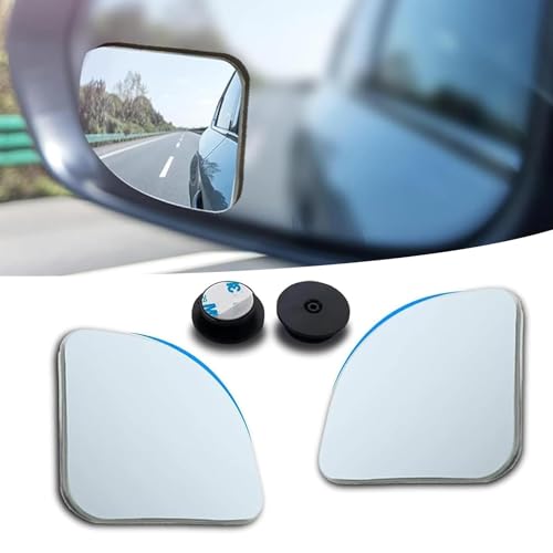ijuicy 2 PCS Car Blind Spot Mirror, 1.96