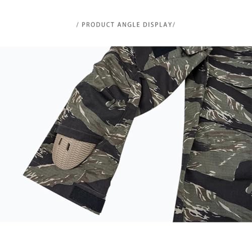 Camisa de estilo militar confeccionada en algodón y fibra S 4
