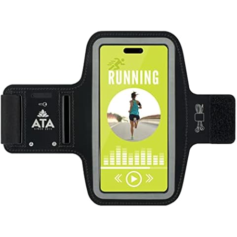 Running Armband for iPhone 13/13 Pro 12/12 Pro / 11/11 Pro / SE 2020 / XR/XS/XS Max/X, Non-Slip Sweatproof Sports Phone Holder with Key/Headphone slots Phones up to 6.1" Cover