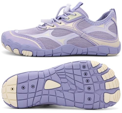 Image of UBFEN Kids Water Shoes for Boys Girls Quick-Dry Swim Aqua Socks | Lightweight, Barefoot-style, Perfect for Water parks, Beach, Pool, Kayak, Creek Hiking, Camping, Toddler, Little Kid, Big Kid