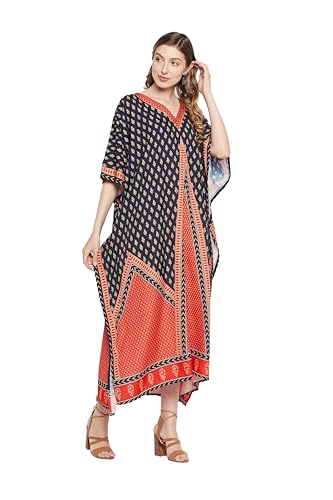 Goood Times Kaftan Dress Plus Size Polyester Long Maxi Beach Cover Ups Caftan Loungewear House Dresses for Women3