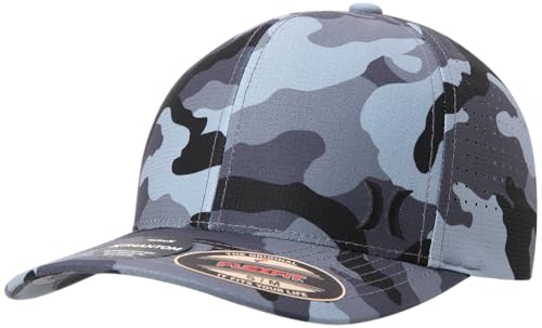 Image of Hurley Men's Baseball Cap - Sweat-Wicking Fitted Baseball Hats for Men (S-XL)