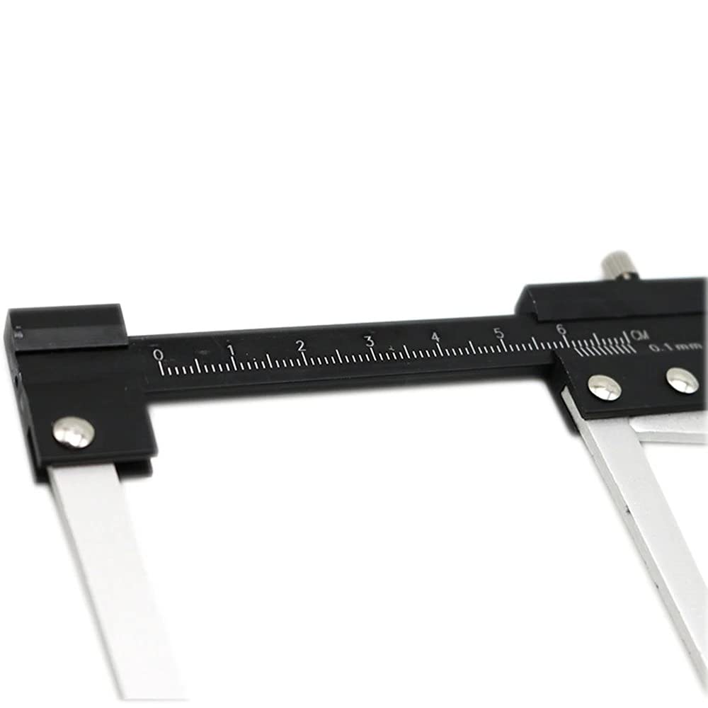 Calibrador de medición de espesor del disco de freno, herramienta de prueba de espesor de desgaste de pastilla de freno, micrómetro de 0-60mm